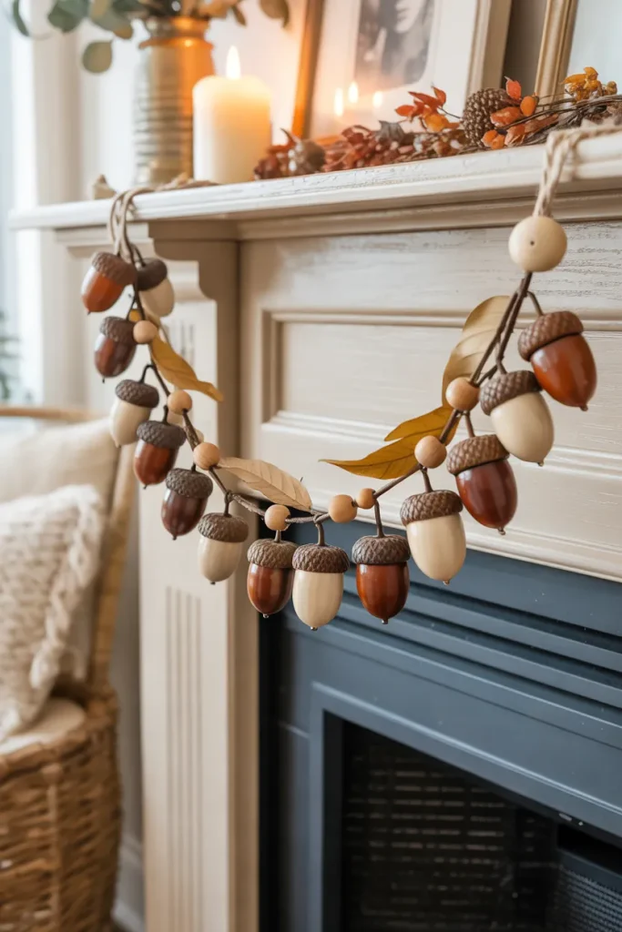 Acorn Garland Decor