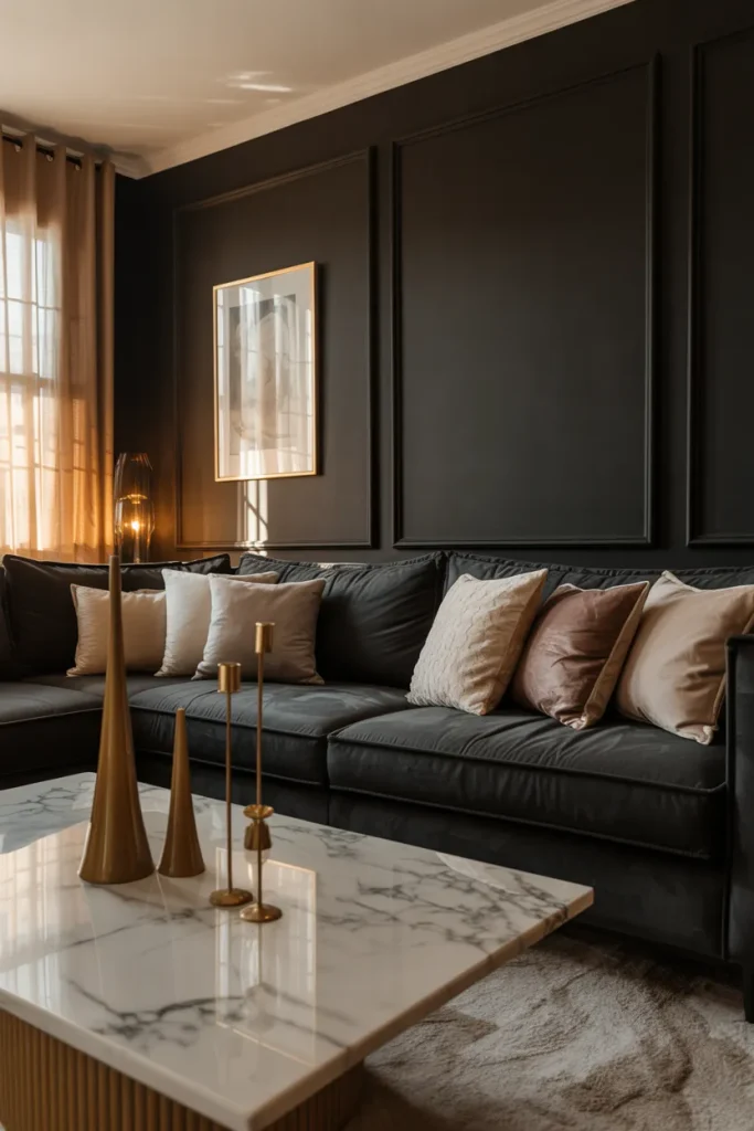 Black Accent Walls