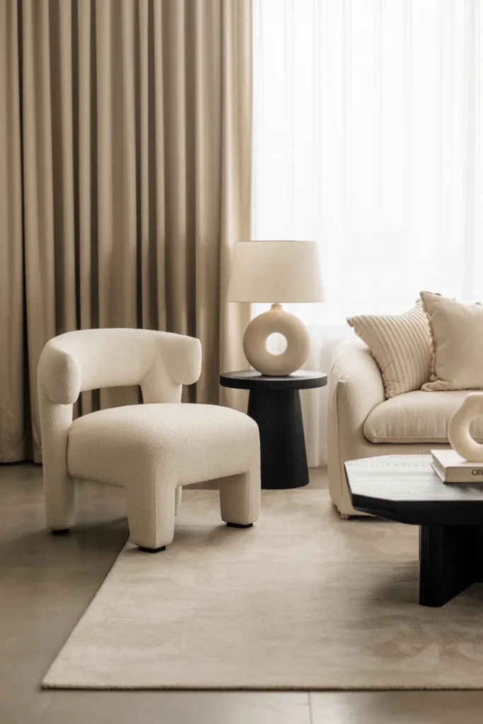 Boucle Accent Chairs