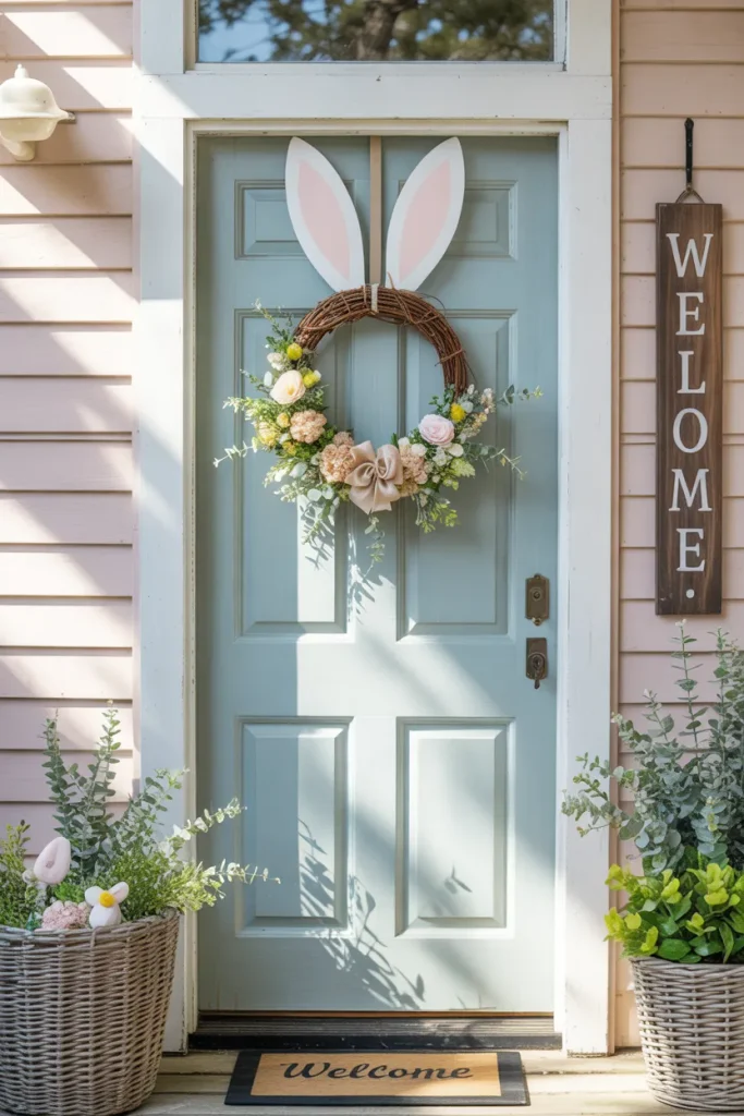Bunny Door Wreath