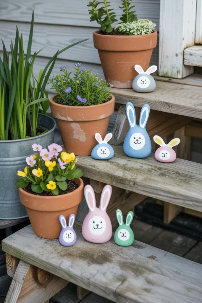 Bunny Rock Decor