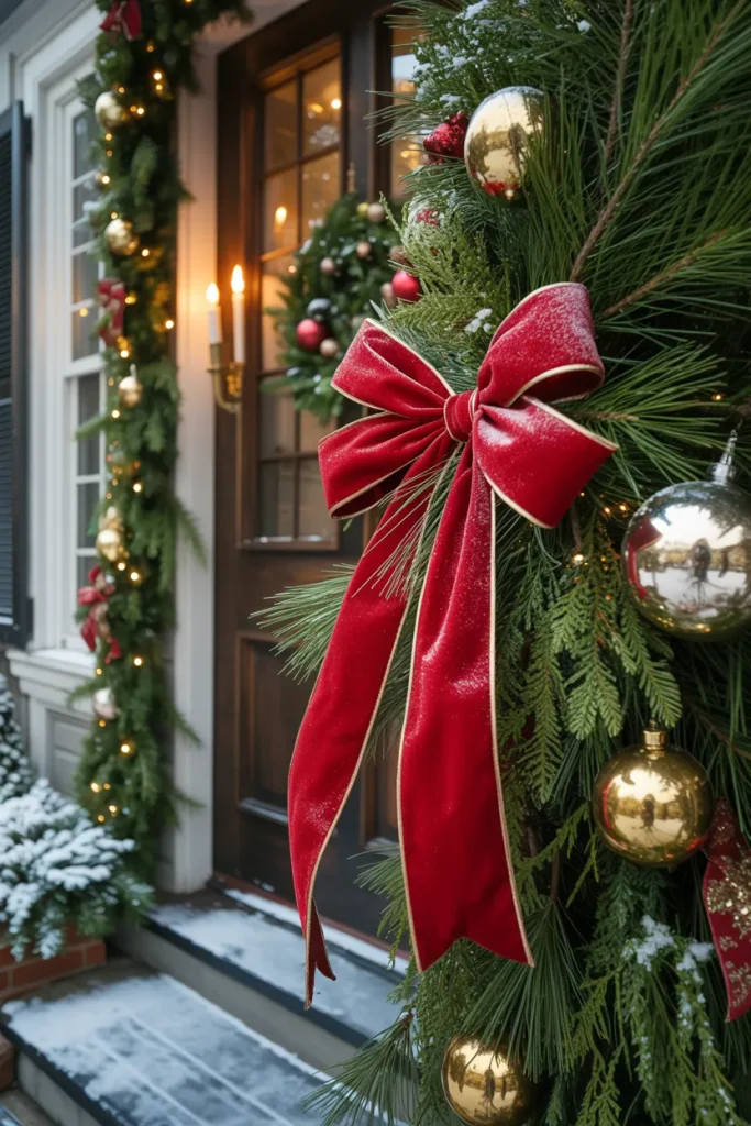 Christmas Door Bow