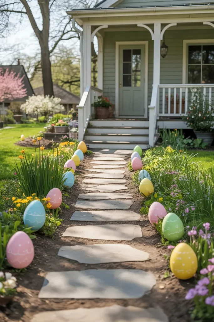 Colorful Egg Pathway
