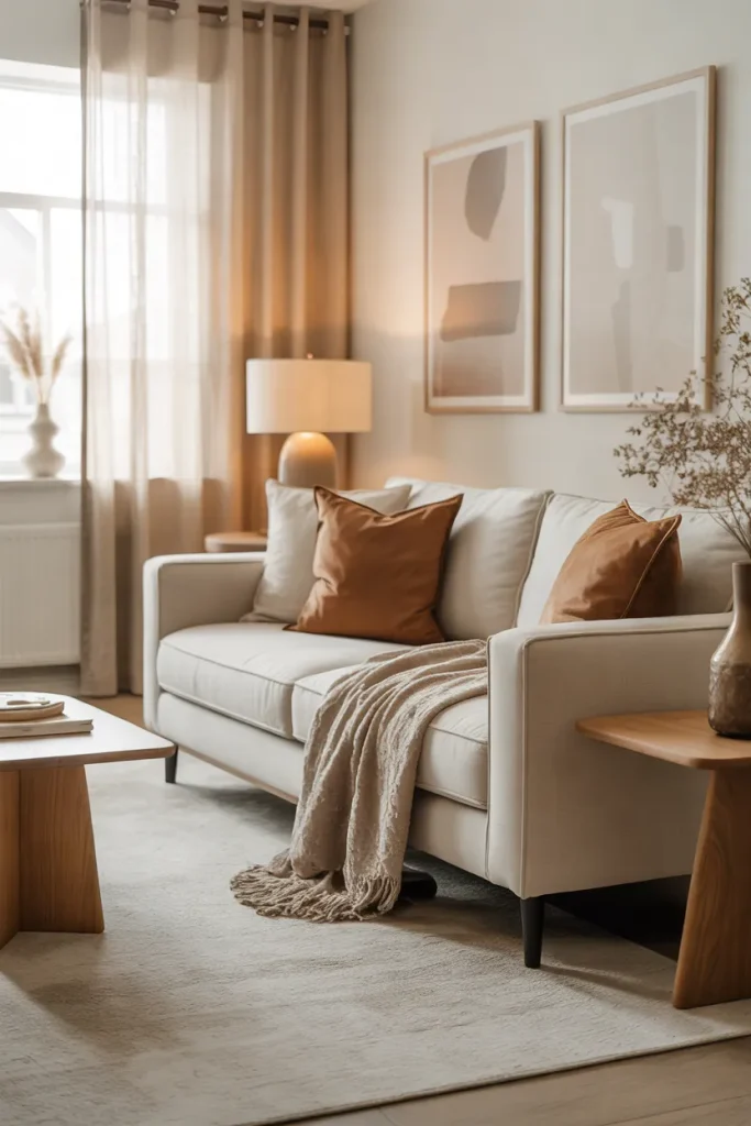 Cream Fabric Sofas