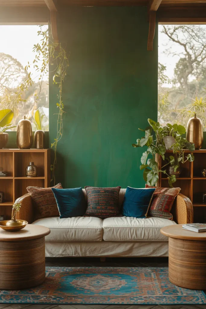 Emerald Accent Wall