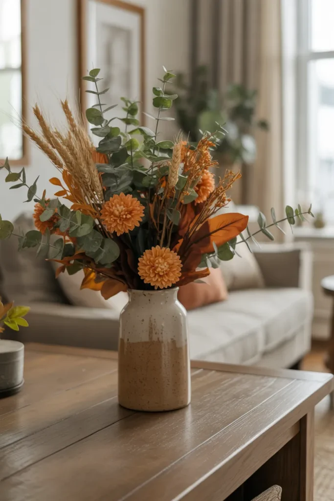 Faux Flower Vase