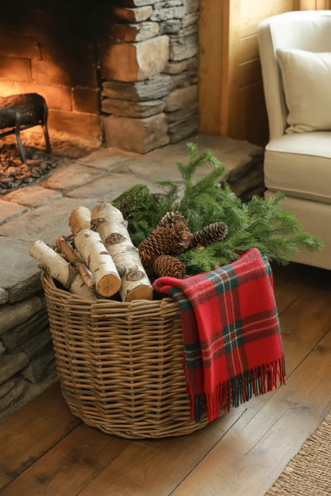 Firewood Basket Display