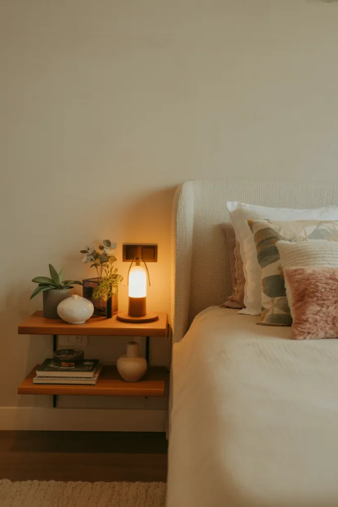 Floating Bedside Shelves