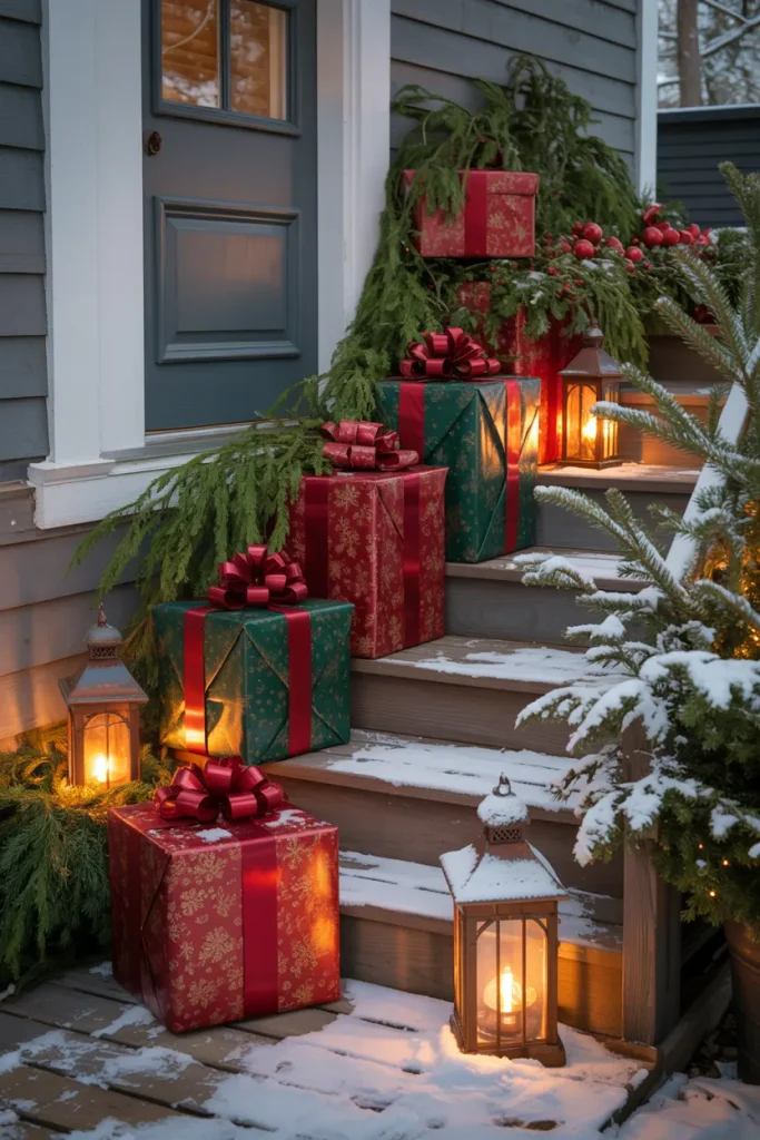 Gift Box Porch Display