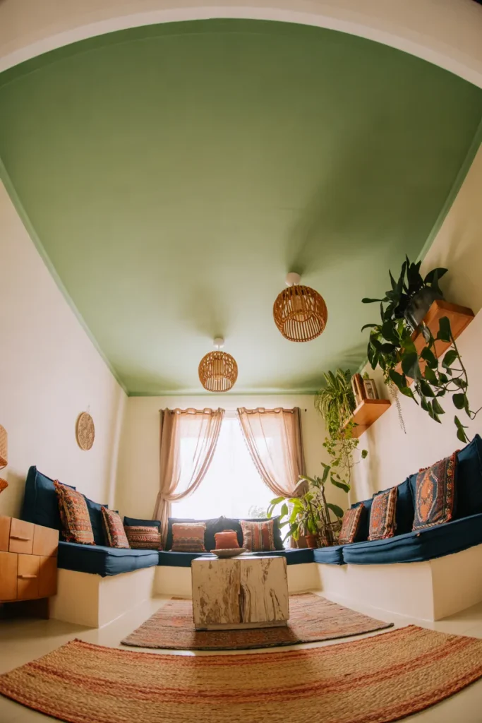 Green Ceiling Detail