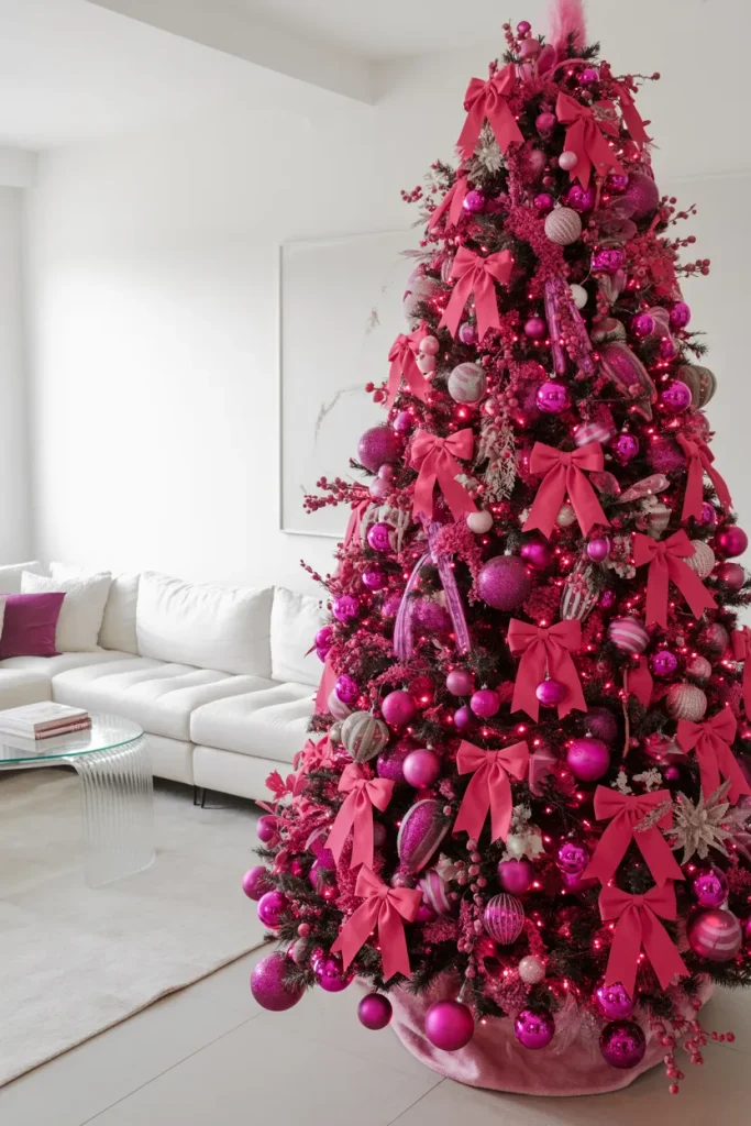 Hot Pink Statement Tree