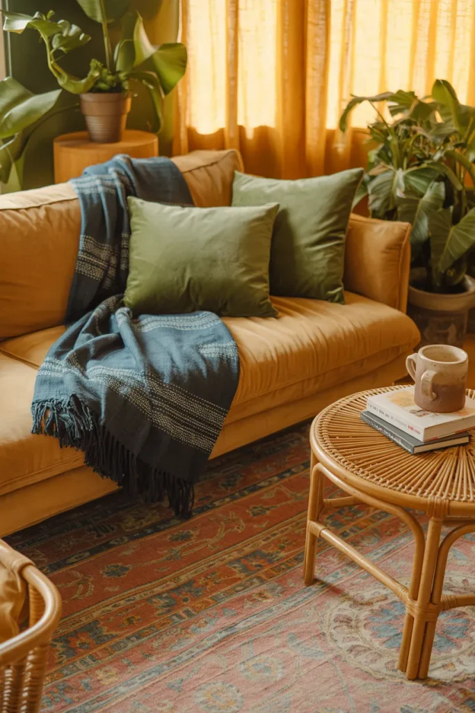 Indigo Woven Throw
