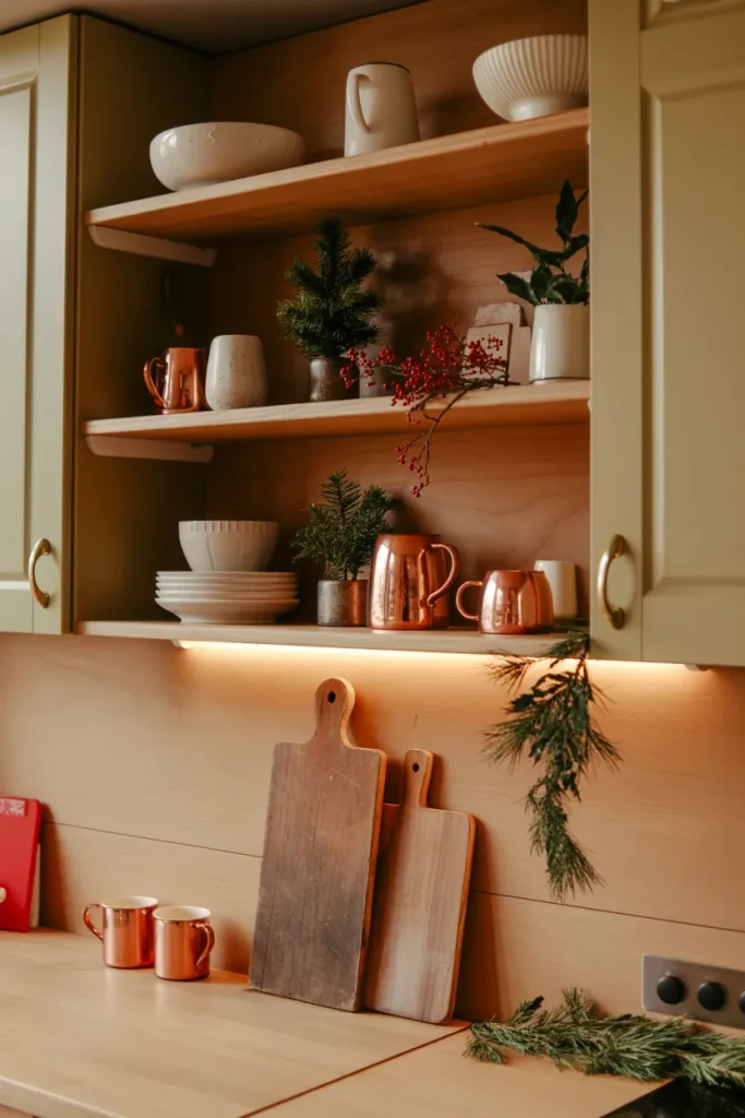 Kitchen Shelf Styling