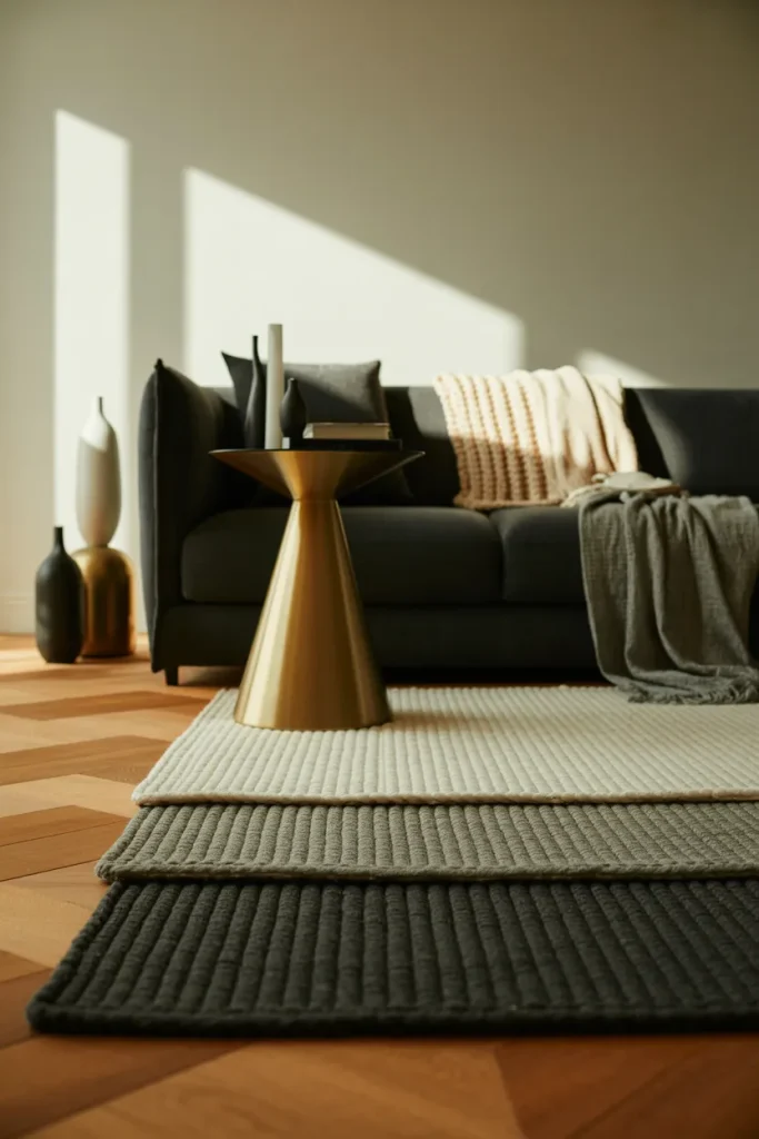 Layered Area Rugs
