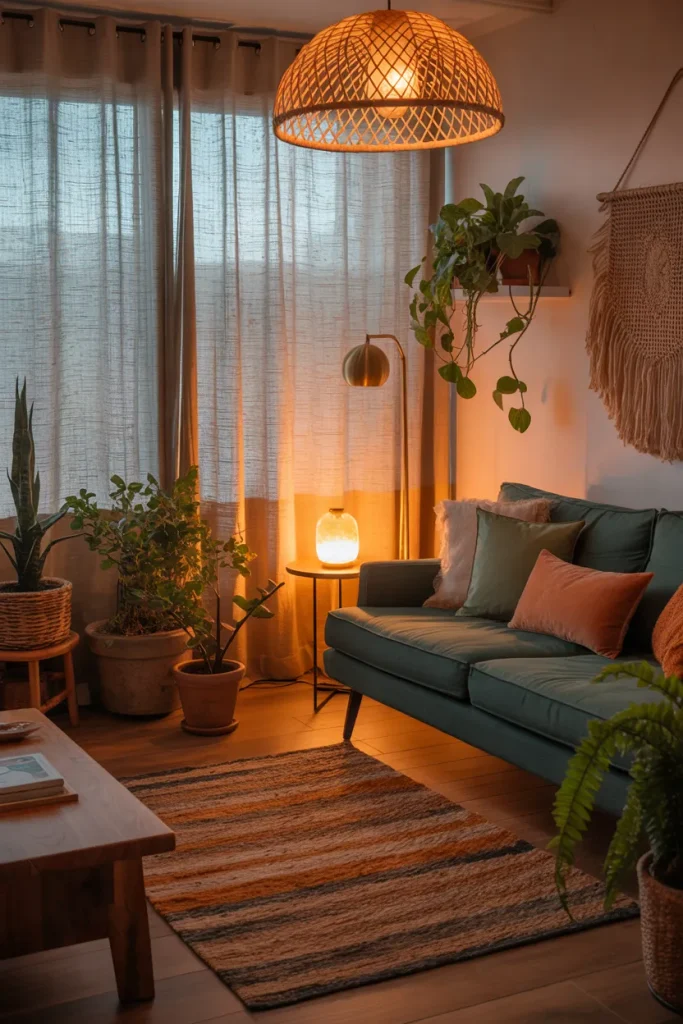 Layered Boho Lighting