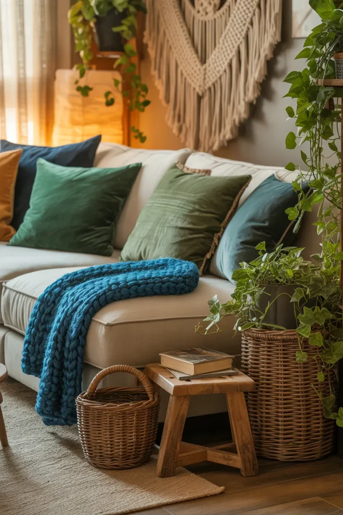 Layered Jewel Cushions