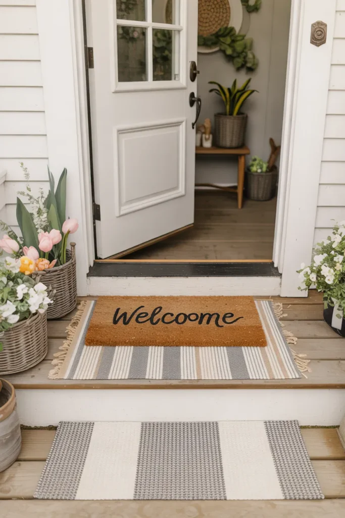 Layered Welcome Mats