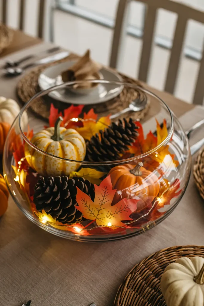 Leaf Bowl Centerpiece