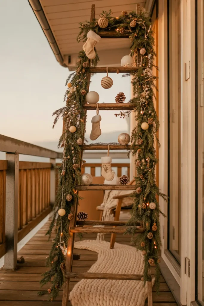 Lighted Christmas Ladder