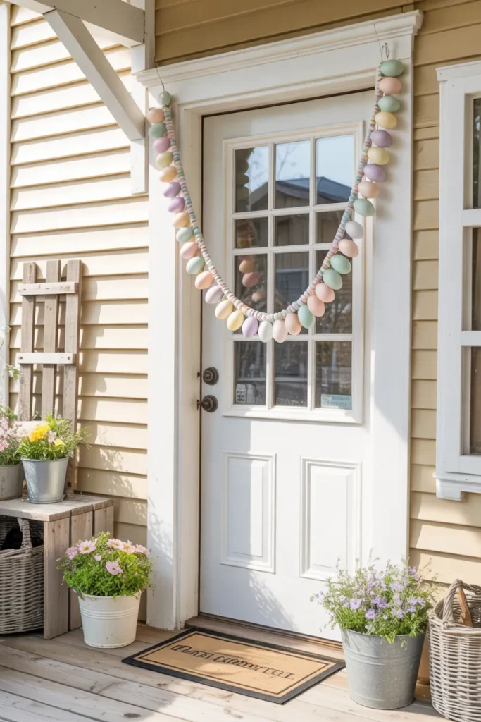 Pastel Egg Garland