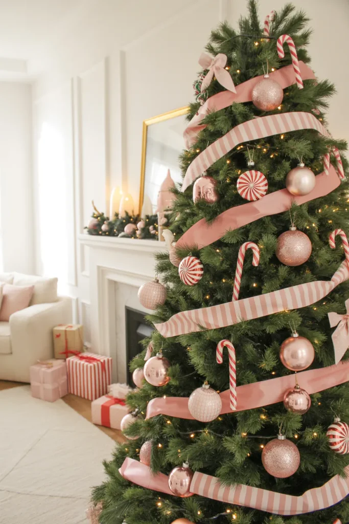 Pink Candy Cane Tree