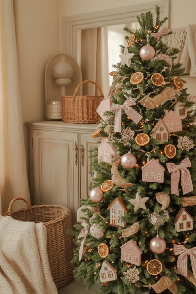 Pink Cottage Christmas