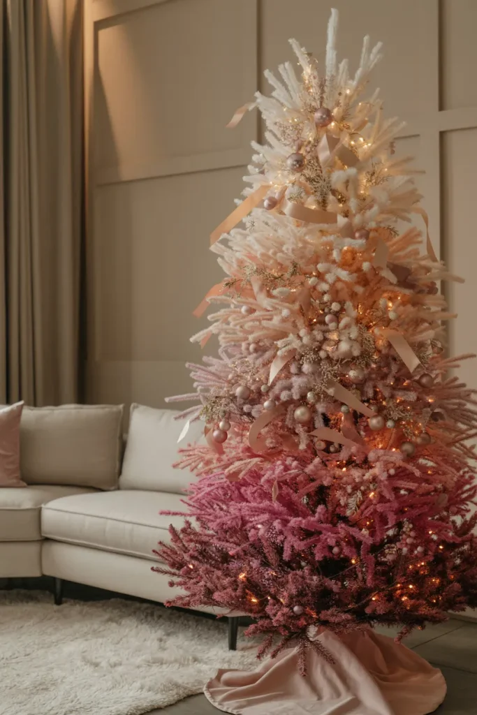 Pink Ombre Tree