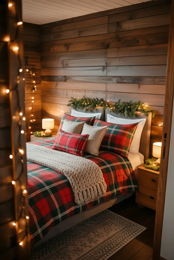 Plaid Bedding Layers