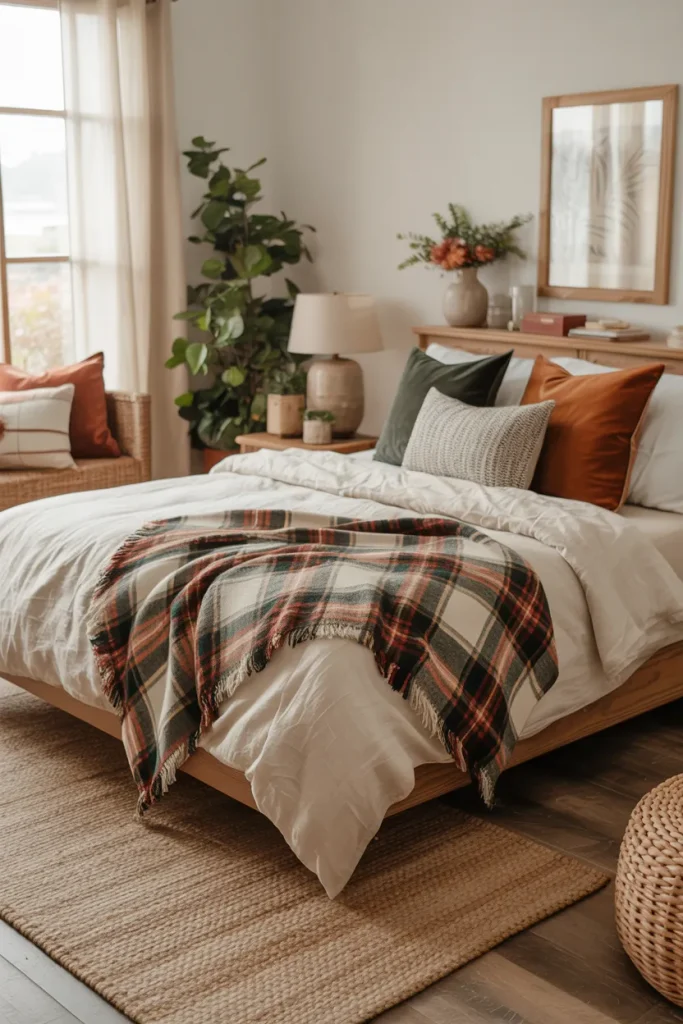 Plaid Blanket Layers