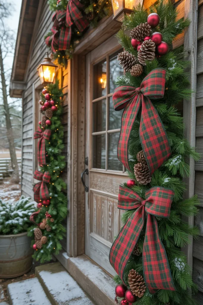 Plaid Ribbon Accent