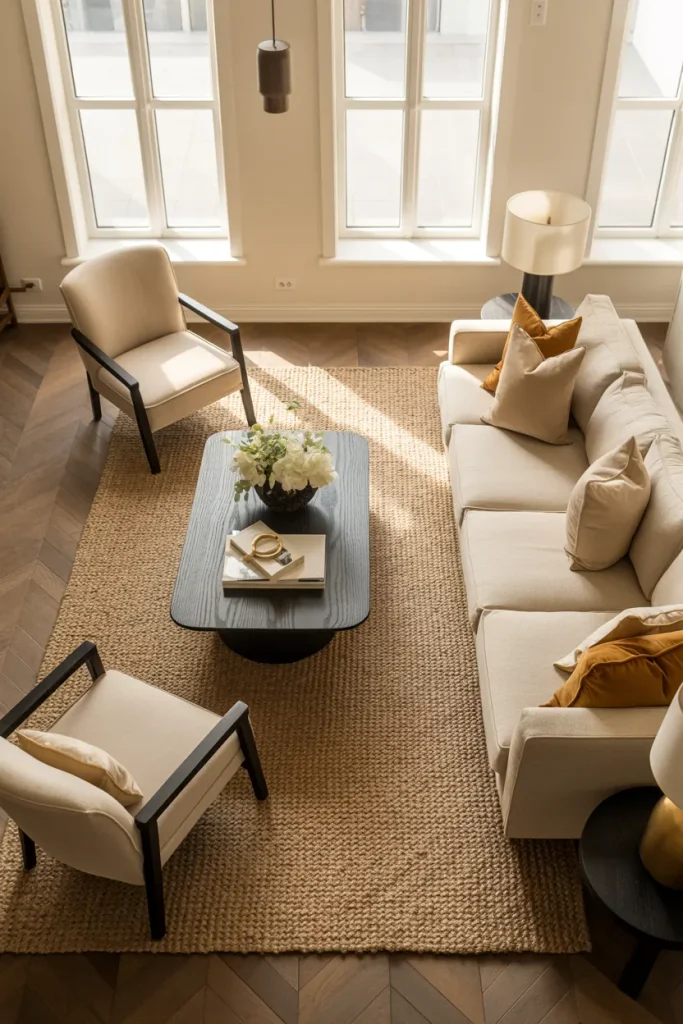 Rug Defined Seating
