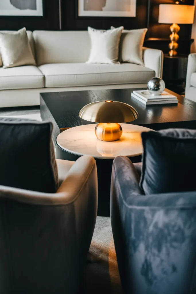 Velvet Accent Chairs