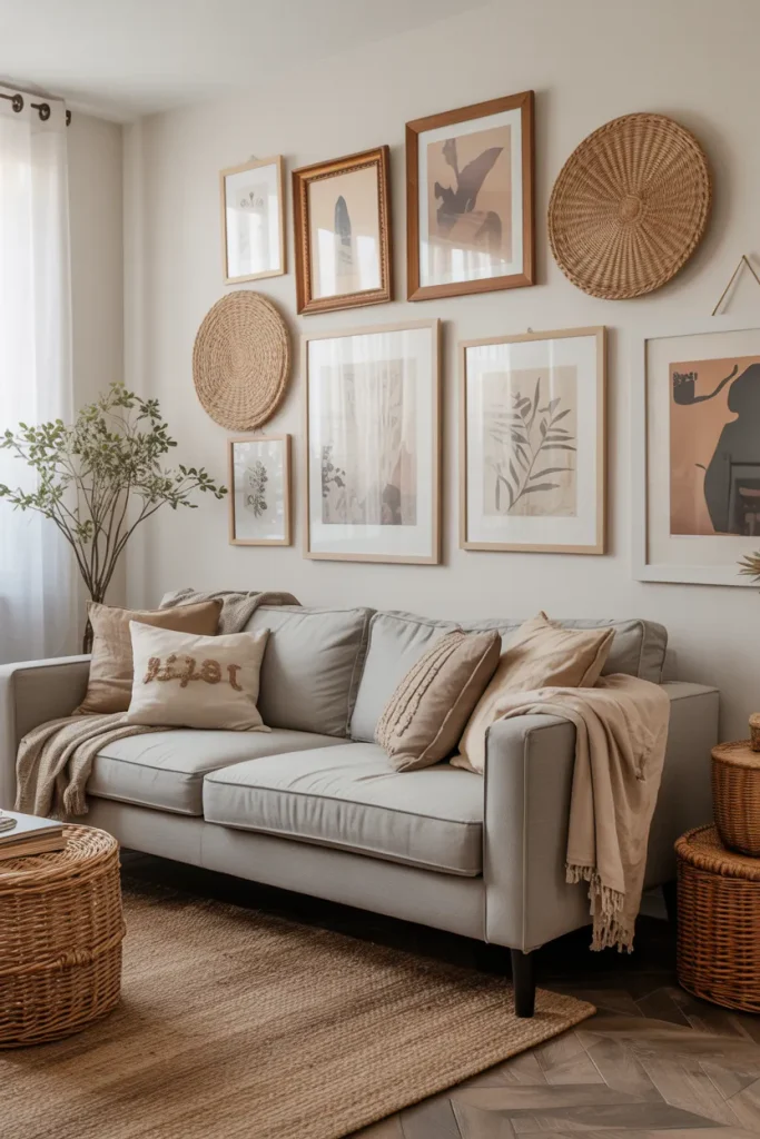 Vintage Boho Gallery Wall