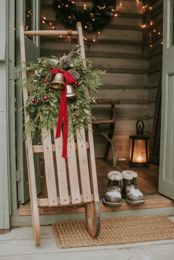 Vintage Sled Display
