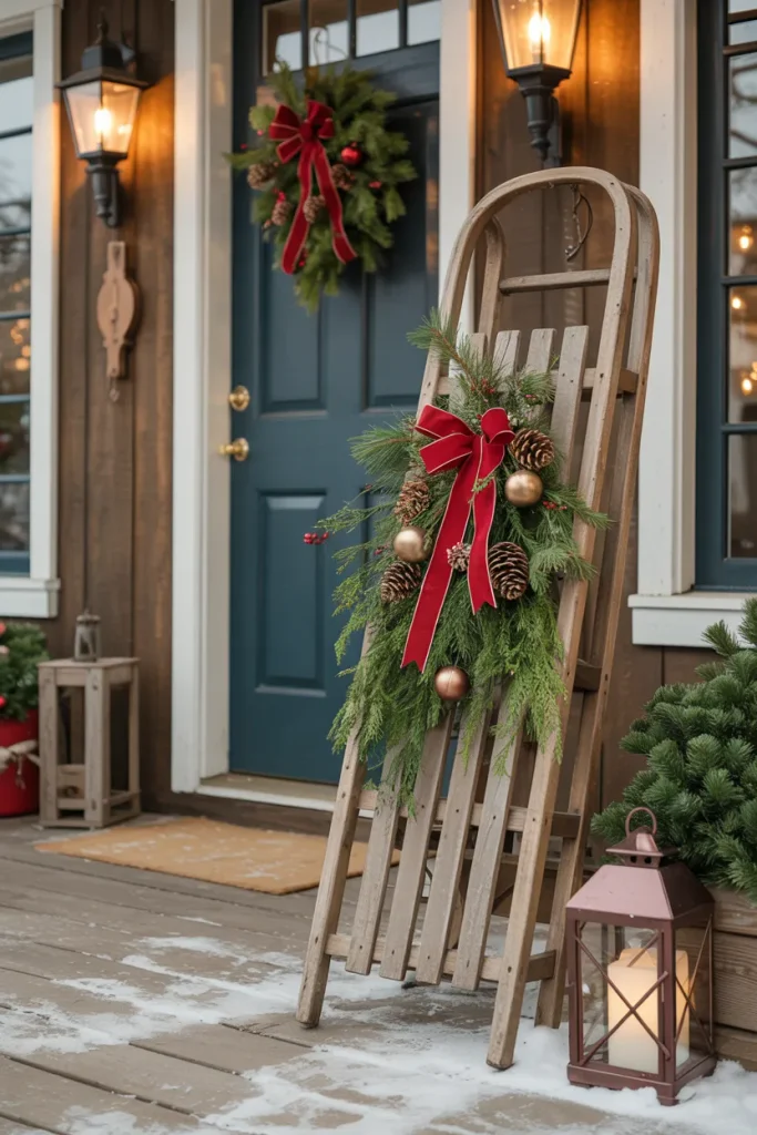 Vintage Sled Display