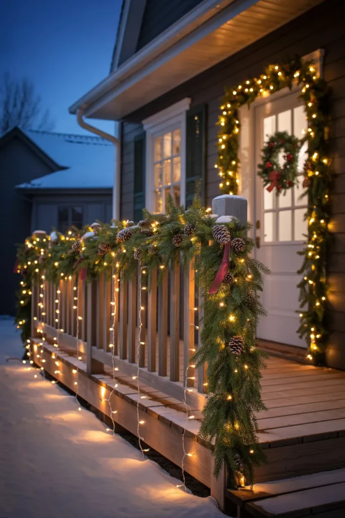 Warm White Curtain Lights