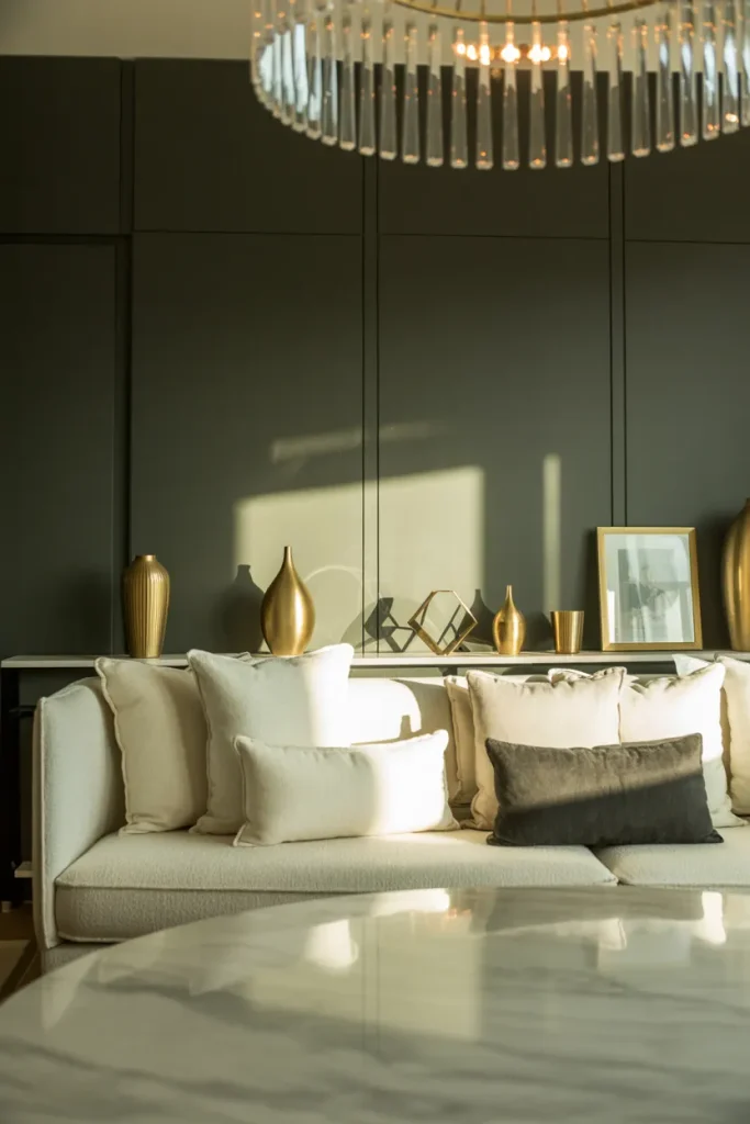White Sofa Layers