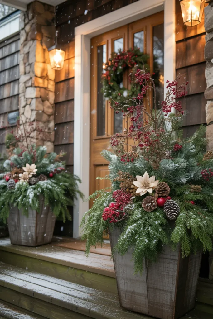 Winter Berry Planters