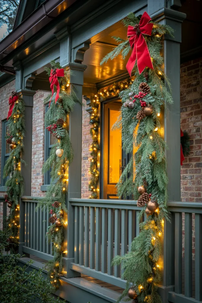 Wrapped Post Lights