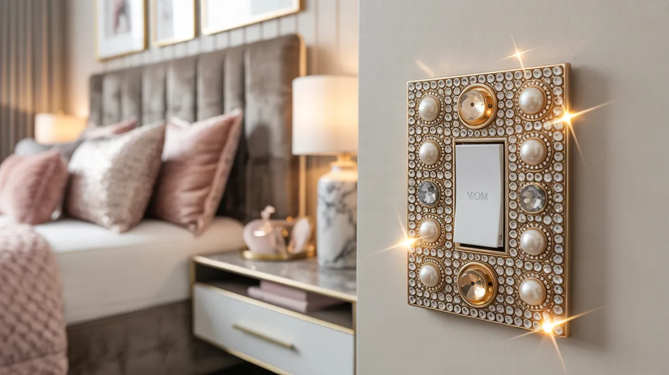 bedazzled light switch ideas