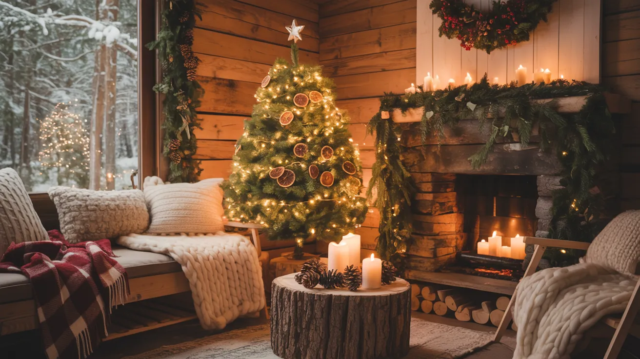 small cabin christmas decor ideas