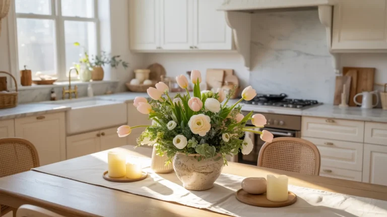 spring centerpieces for kitchen table