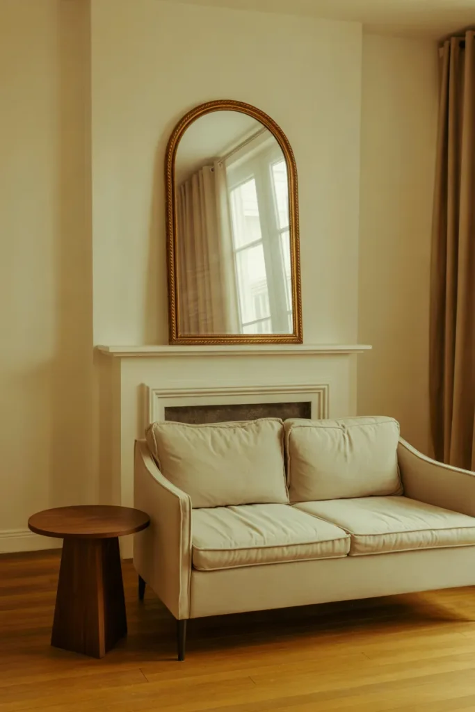 Arched Mantel Mirror