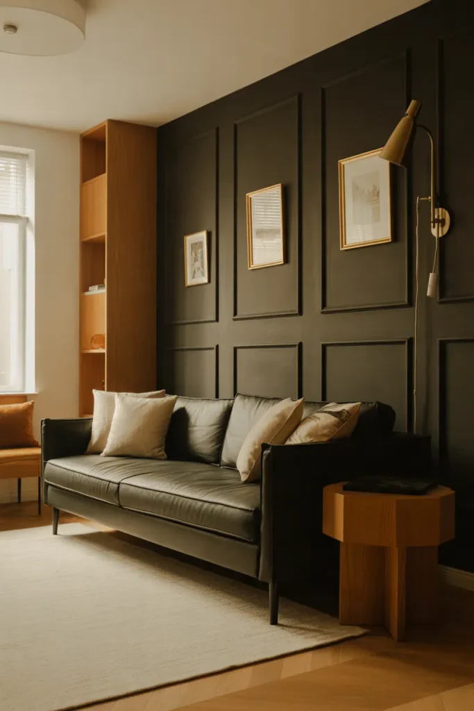 Black Feature Wall