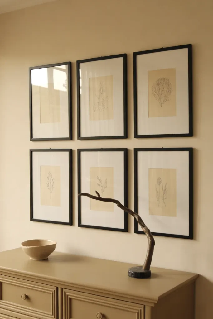 Black Framed Gallery Wall