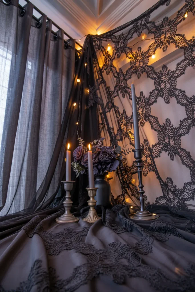 Black Lace Canopy