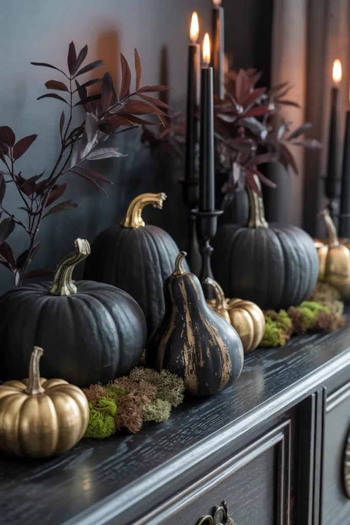Black Pumpkin Arrangement