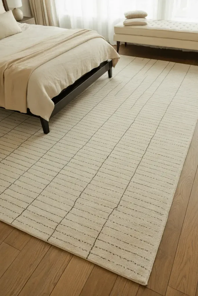 Black and Cream Rug