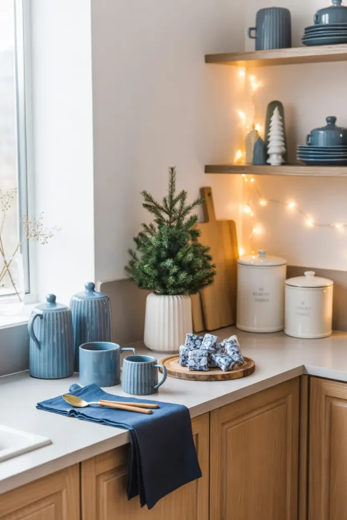 Blue Kitchen Touches