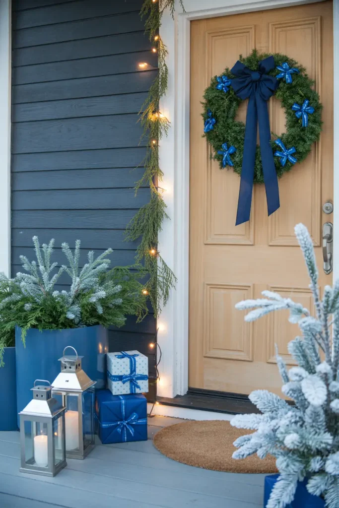 Blue Outdoor Porch